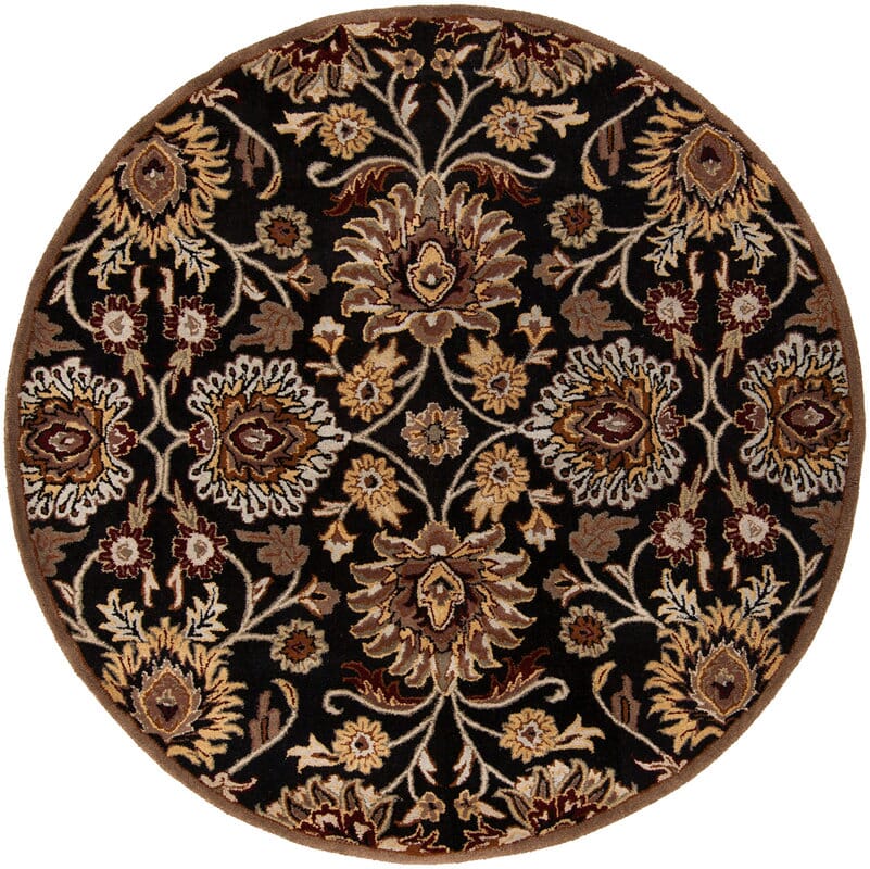 Surya Caesar cae-1053 Maroon / Red Clay / Jet Black Area Rug