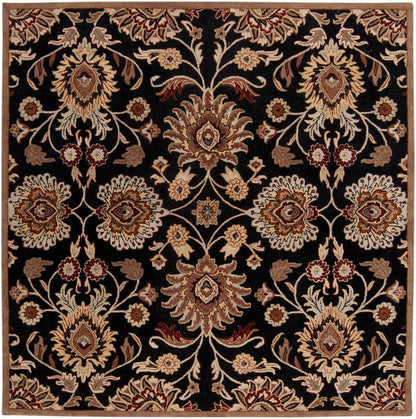 Surya Caesar cae-1053 Maroon / Red Clay / Jet Black Area Rug