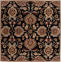 Surya Caesar cae-1053 Maroon / Red Clay / Jet Black Area Rug