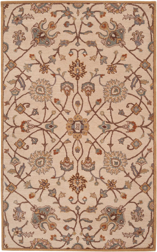 Surya Caesar Cae-1081 Khaki, Medium Gray, Camel Area Rug