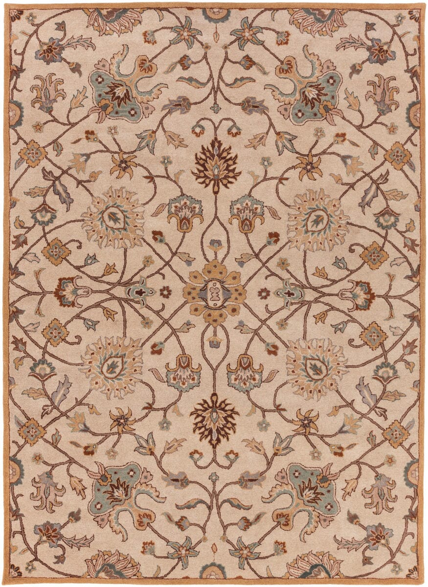 Surya Caesar Cae-1081 Khaki, Medium Gray, Camel Area Rug