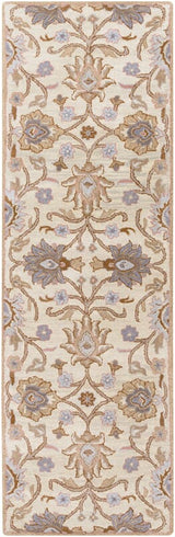 Surya Caesar Cae-1109 Antique White / Driftwood Brown Rugs.