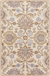 Surya Caesar Cae-1109 Antique White / Driftwood Brown Rugs.