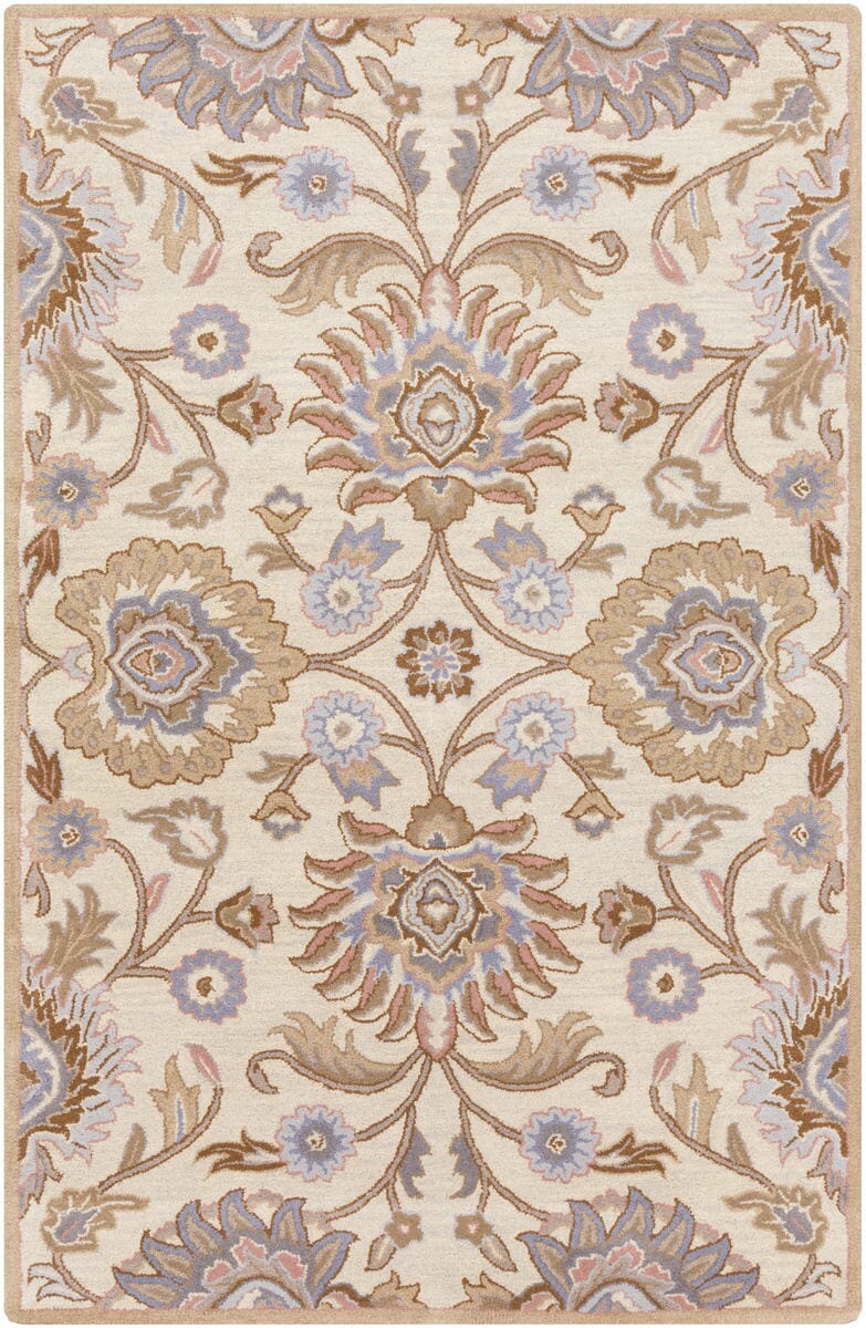 Surya Caesar Cae-1109 Antique White / Driftwood Brown Area Rug