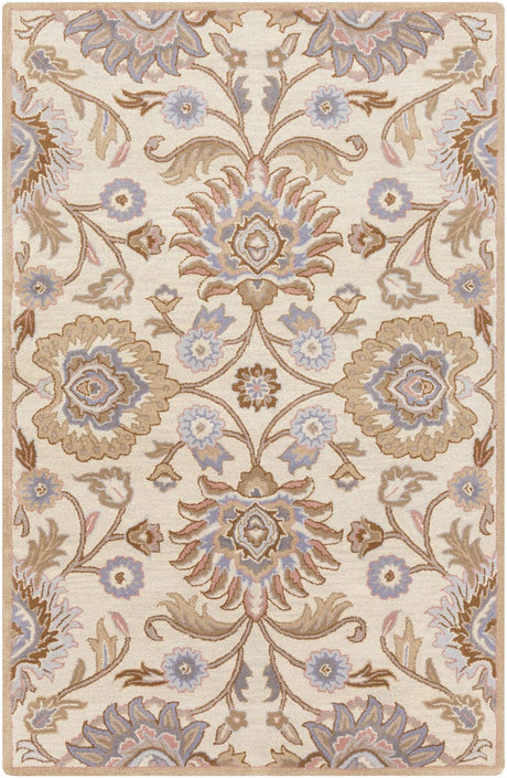 Surya Caesar Cae-1109 Antique White / Driftwood Brown Rugs.