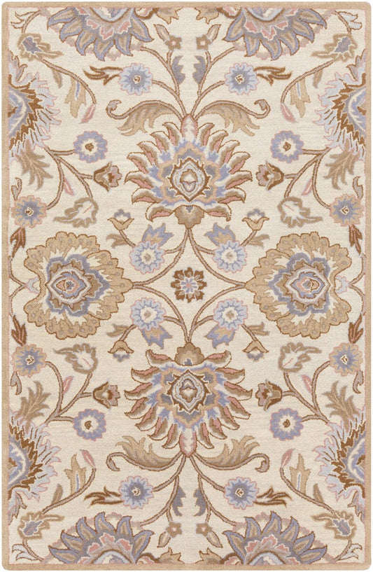 Surya Caesar Cae-1109 Antique White / Driftwood Brown Area Rug