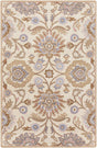 Surya Caesar Cae-1109 Antique White / Driftwood Brown Rugs.