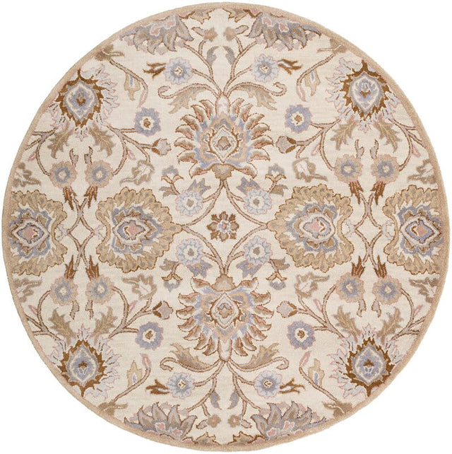 Surya Caesar Cae-1109 Antique White / Driftwood Brown Rugs.