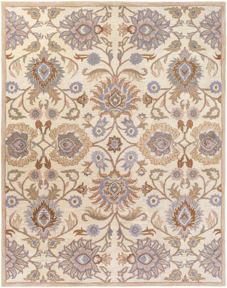 Surya Caesar Cae-1109 Antique White / Driftwood Brown Rugs.