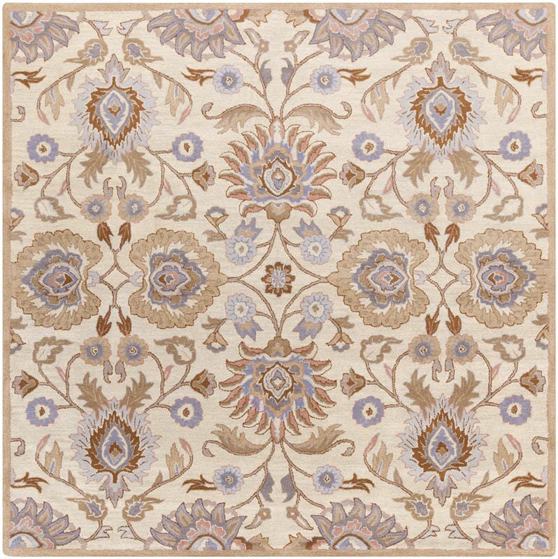 Surya Caesar Cae-1109 Antique White / Driftwood Brown Rugs.