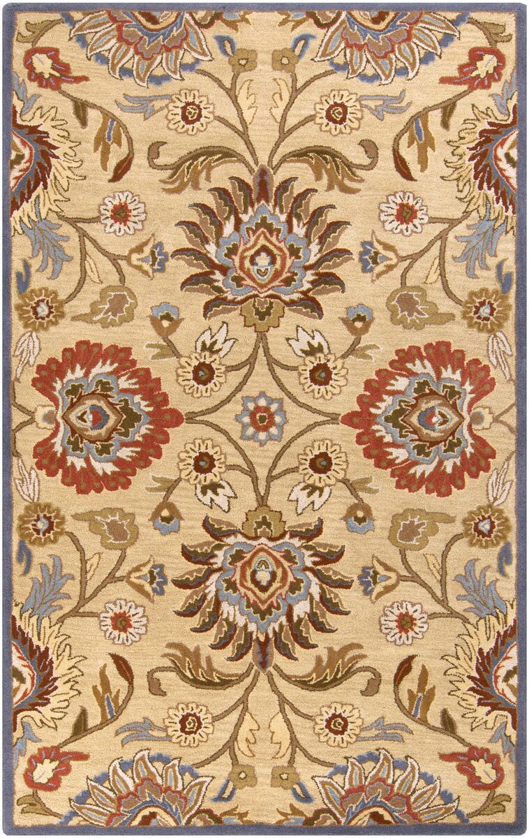 Surya Caesar Cae-1116 Khaki / Night Sky / Brick Red Area Rug