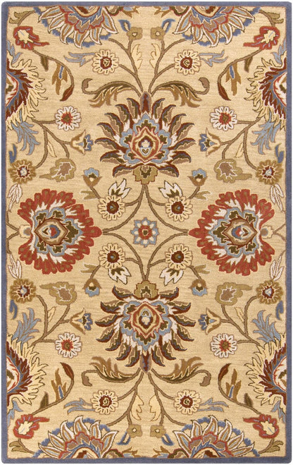 Surya Caesar Cae-1116 Khaki / Night Sky / Brick Red Area Rug