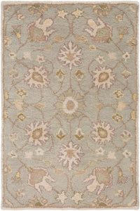 Surya Caesar Cae-1121 Bone / Pigeon Gray / Palm Green Area Rug