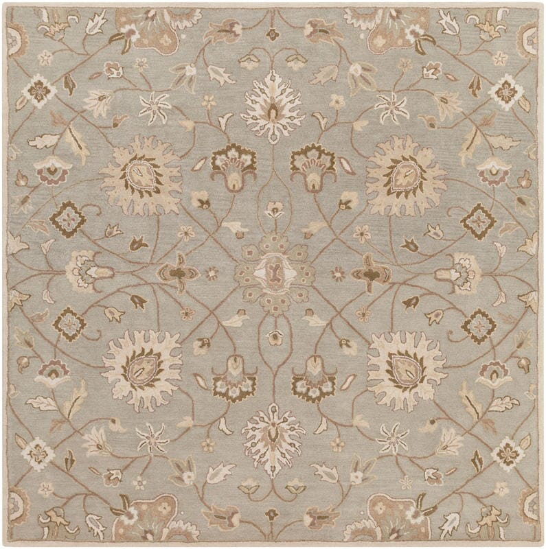 Surya Caesar Cae-1121 Bone / Pigeon Gray / Palm Green Area Rug