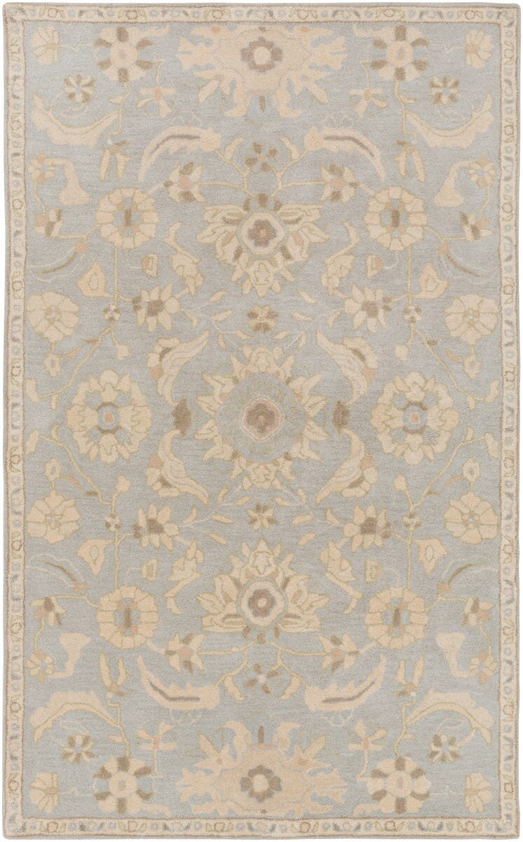 Surya Caesar Cae-1162 Slate / Light Gray / Olive / Taupe Area Rug