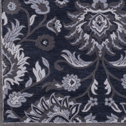 Surya Caesar Cae-1191 Navy, Charcoal, Medium Gray, Denim Area Rug