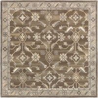 Surya Caesar Cae-1200 Dark Brown, Charcoal, Taupe, Khaki Area Rug