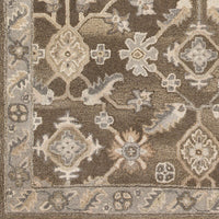 Surya Caesar Cae-1200 Dark Brown, Charcoal, Taupe, Khaki Area Rug