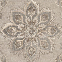 Surya Caesar Cae-1201 Taupe, Charcoal, Beige, Dark Brown Area Rug