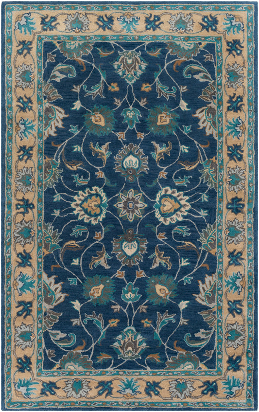 Surya Caesar Cae-1220 Dark Blue, Teal Area Rug