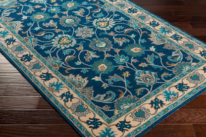 Surya Caesar Cae-1220 Dark Blue, Teal Area Rug