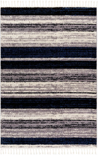 Surya Casablanca Shag Cag-2310 Black Area Rug