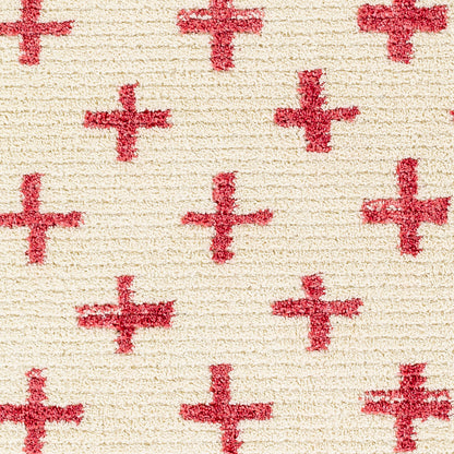 Surya Casablanca Shag Cag-2312 Red Area Rug