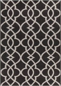 Chandra Calcutta Cal1560 Black / Beige Geometric Area Rug