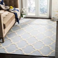 Safavieh Cambridge Cam121A Light Blue / Ivory Geometric Area Rug