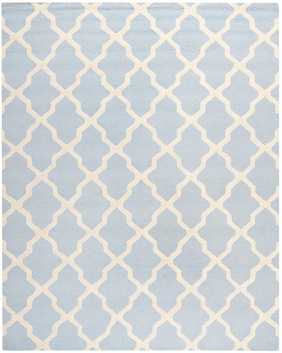 Safavieh Cambridge Cam121A Light Blue / Ivory Geometric Area Rug