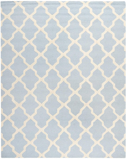 Safavieh Cambridge Cam121A Light Blue / Ivory Geometric Area Rug