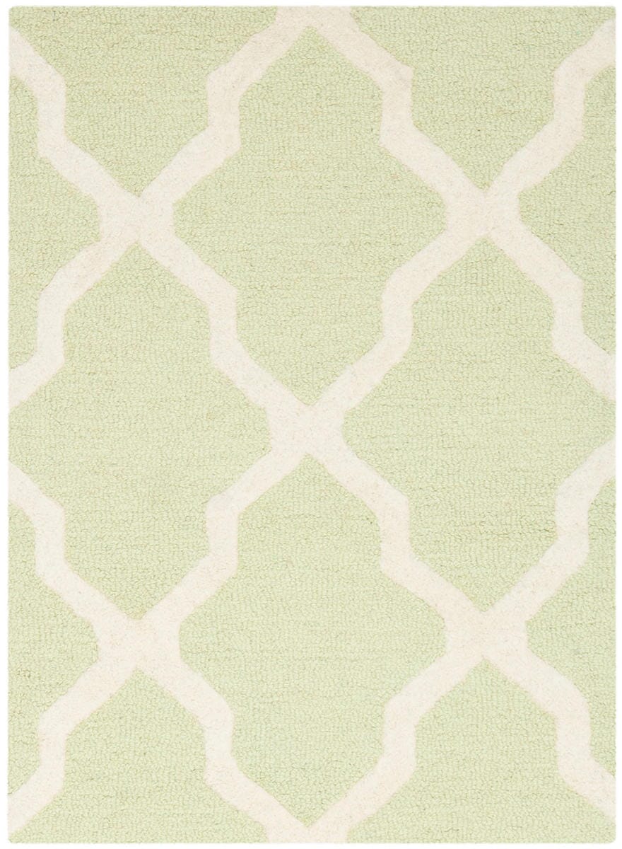 Safavieh Cambridge Cam121B Light Green / Ivory Geometric Area Rug