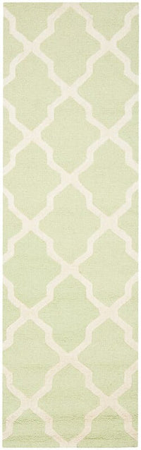 Safavieh Cambridge Cam121B Light Green / Ivory Geometric Area Rug