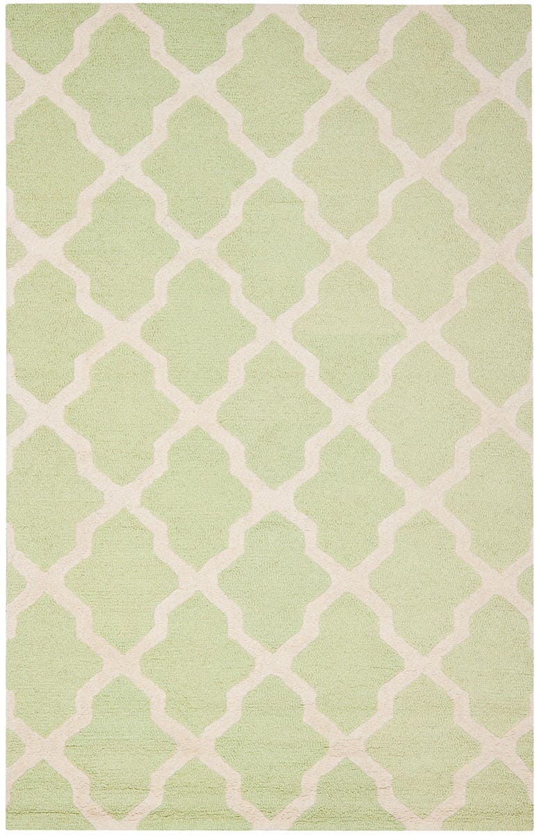 Safavieh Cambridge Cam121B Light Green / Ivory Geometric Area Rug