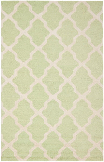 Safavieh Cambridge Cam121B Light Green / Ivory Geometric Area Rug