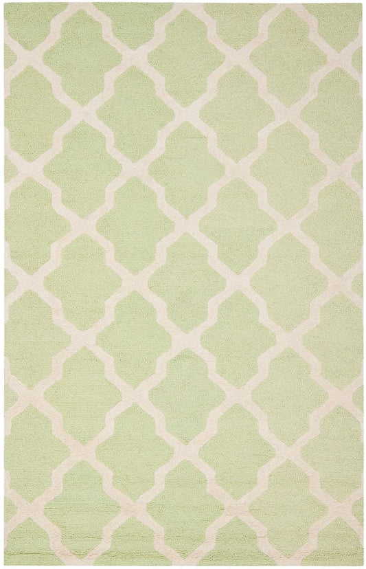 Safavieh Cambridge Cam121B Light Green / Ivory Geometric Area Rug