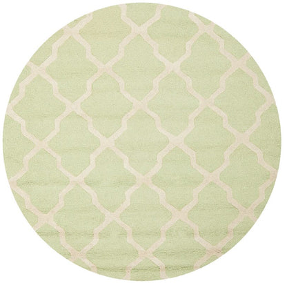 Safavieh Cambridge Cam121B Light Green / Ivory Geometric Area Rug