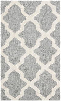 Safavieh Cambridge Cam121D Silver / Ivory Geometric Area Rug