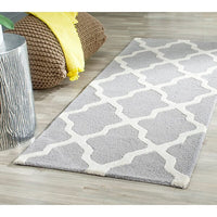 Safavieh Cambridge Cam121D Silver / Ivory Geometric Area Rug