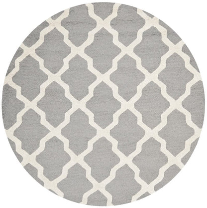 Safavieh Cambridge Cam121D Silver / Ivory Geometric Area Rug