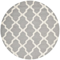 Safavieh Cambridge Cam121D Silver / Ivory Geometric Area Rug