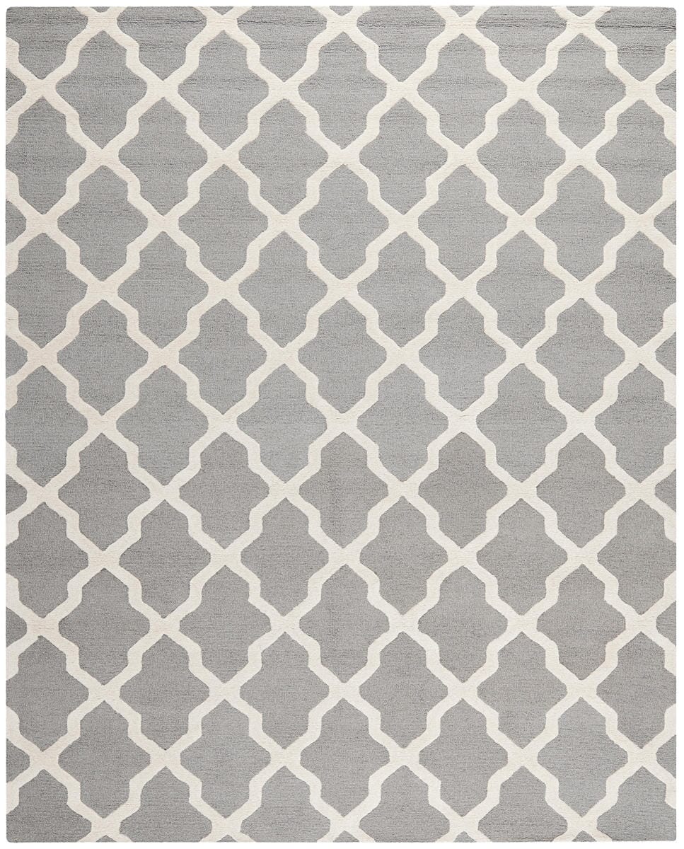 Safavieh Cambridge Cam121D Silver / Ivory Geometric Area Rug