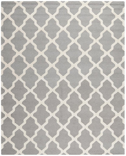 Safavieh Cambridge Cam121D Silver / Ivory Geometric Area Rug