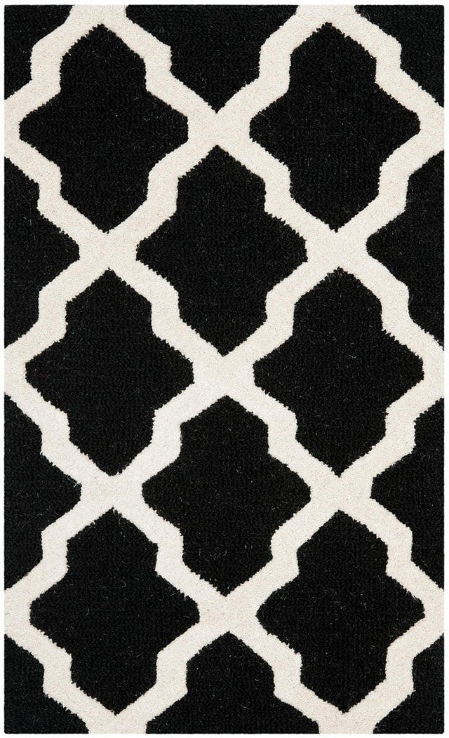 Safavieh Cambridge Cam121E Black / Ivory Rugs.