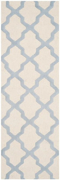 Safavieh Cambridge Cam121F Ivory / Light Blue Geometric Area Rug