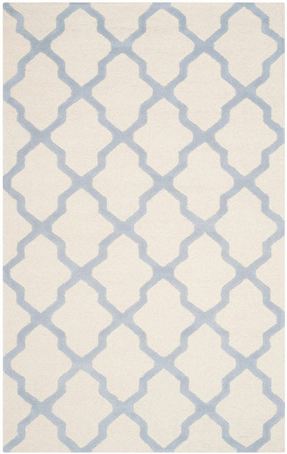 Safavieh Cambridge Cam121F Ivory / Light Blue Geometric Area Rug