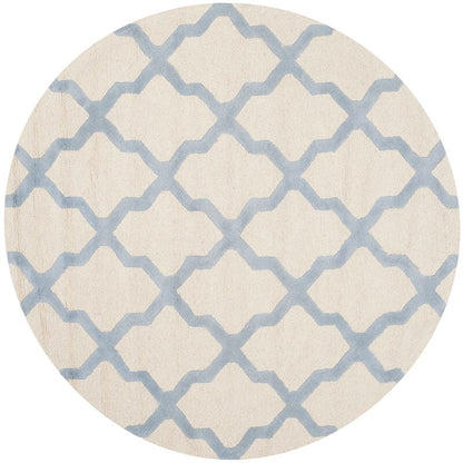 Safavieh Cambridge Cam121F Ivory / Light Blue Geometric Area Rug