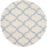 Safavieh Cambridge Cam121F Ivory / Light Blue Geometric Area Rug