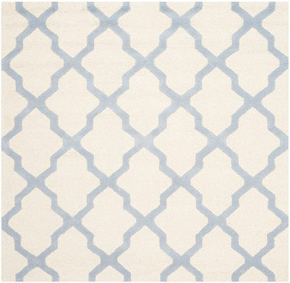 Safavieh Cambridge Cam121F Ivory / Light Blue Geometric Area Rug