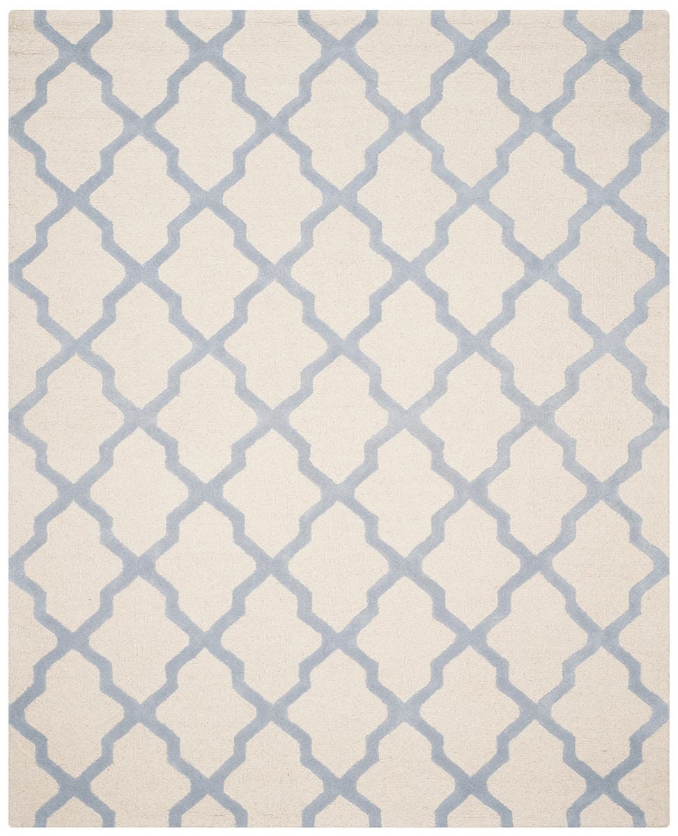 Safavieh Cambridge Cam121F Ivory / Light Blue Geometric Area Rug